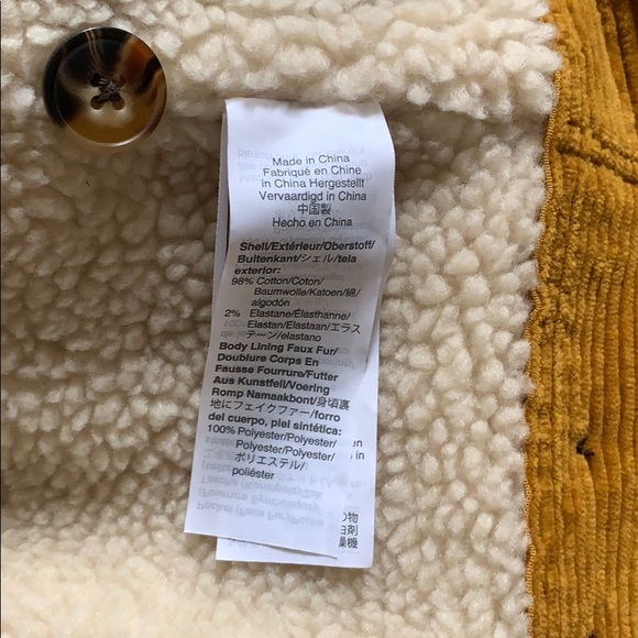 Madewell Sherpa-lined Corduroy Swing Chore Coat - Picture 8 of 8